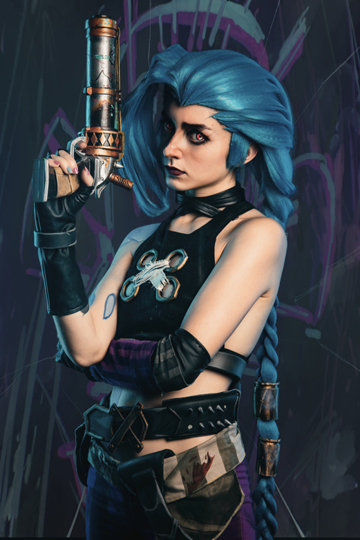 Profil de Maoh en Jinx d'Arcane League of Legends par Damien Pierron