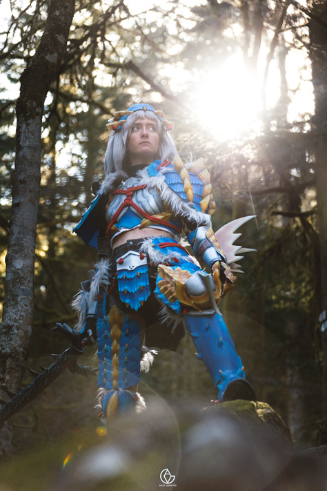 Profil de Maoh en Zinogre de Monster Hunter par AlexGV Cosplaypics