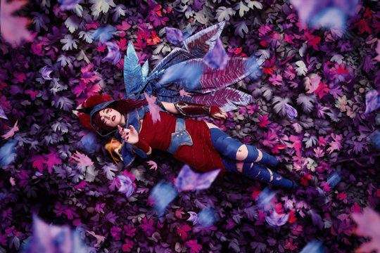 Profil de Kyuti en Xayah de League of Legends par Jerome Mazard